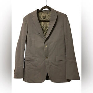 Theory Men's Navy Blue Wool Blend Sport Coat Blazer Two Button Size 38R